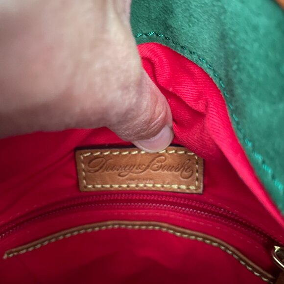 Dooney & Bourke Chestnut Leather Florentine Crossbody Bag - Picture 11 of 16